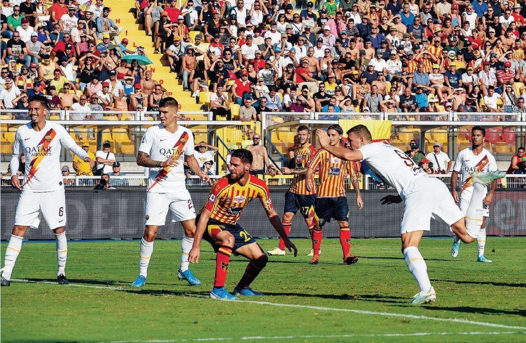 Il gol di Edin Dzeko che ha deciso la sfida dell’andata allo stadio di via del Mare