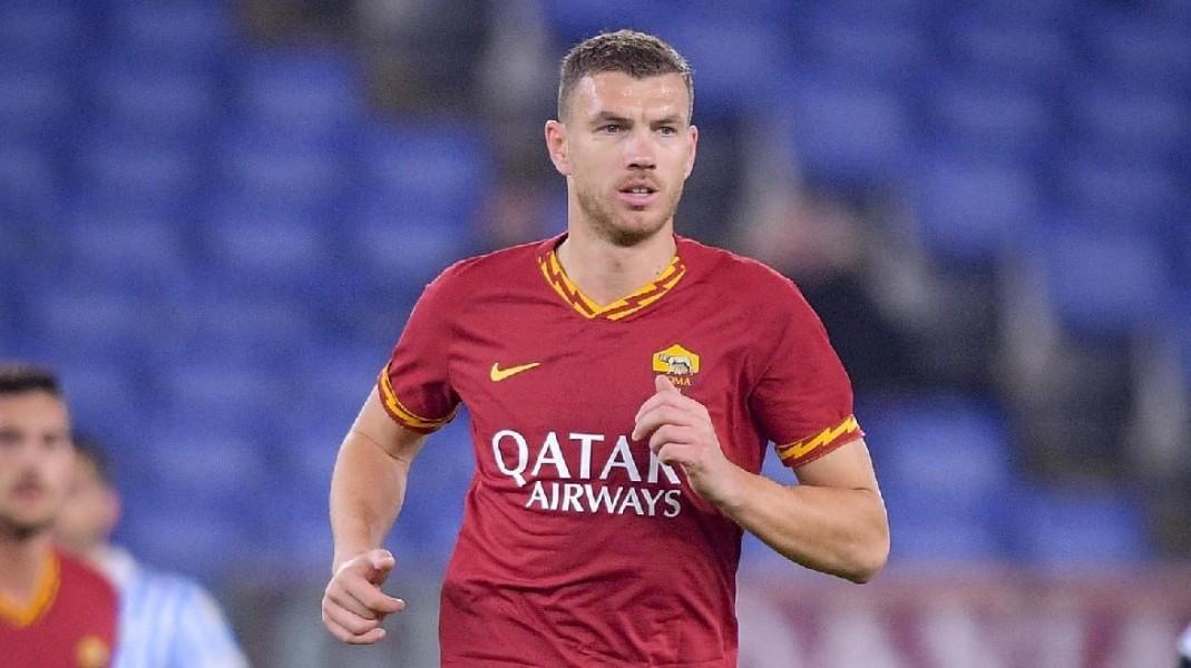 Edin Dzeko ha realizzato il gol numero 102 con la magli della Roma, di LaPresse