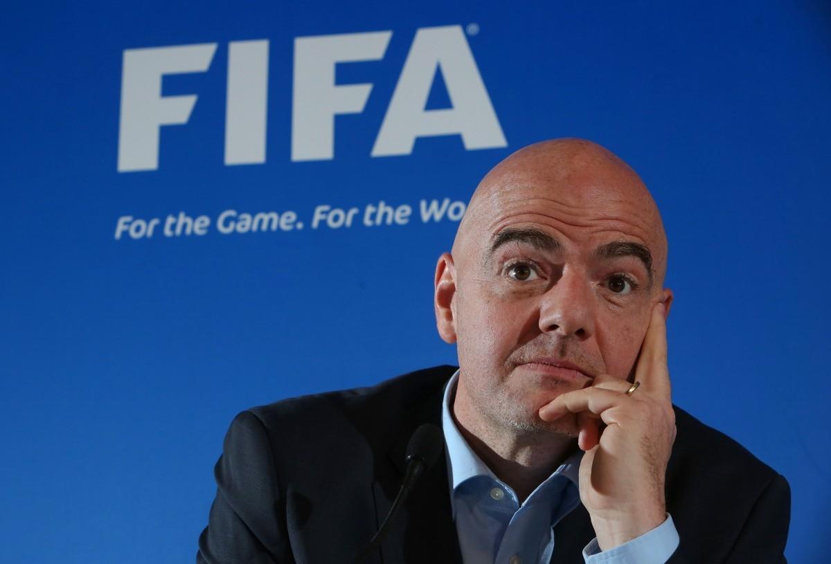 Il presidente Fifa Gianni Infantino