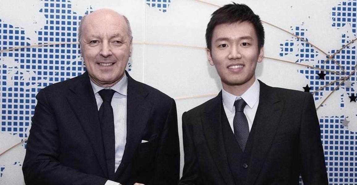 Giuseppe Marotta e Steven Zhang, a.d. e presidente dell'Inter
