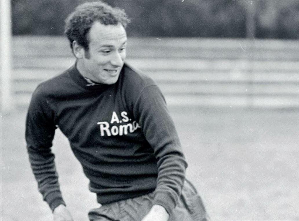 Francesco Rocca in allenamento al Tre Fontane @Archivio storico AS ROMA