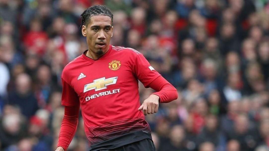 Smalling con la maglia del Manchester United