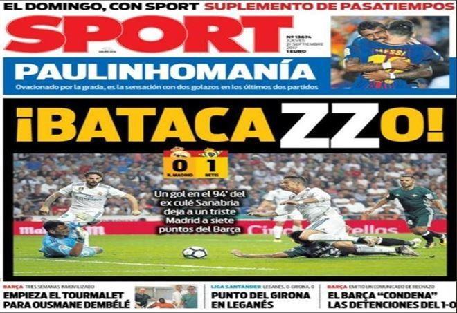 La prima di “Sport”: batacazo non è una parolaccia, ma lo schianto. Doppia Z per Zidane