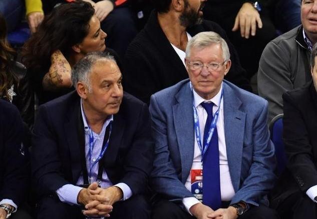 Pallotta e Ferguson all'O2 Arena di Londra in occasione del London NBA Game 2018