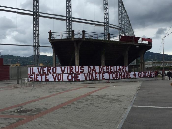 Striscione Ultras Torino