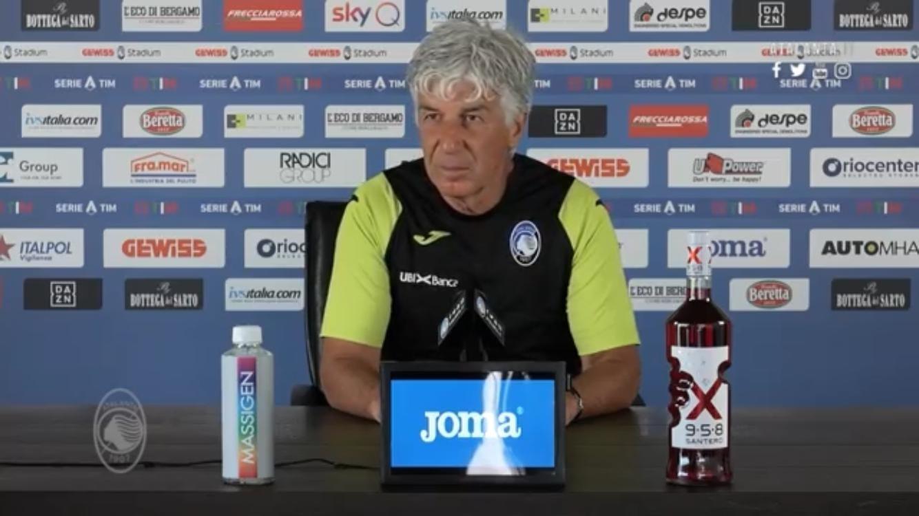 Gasperini in conferenza stampa