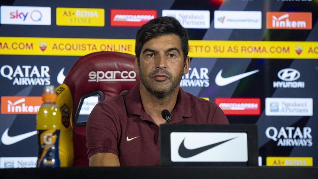 Paulo Fonseca in conferenza stampa, di LaPresse