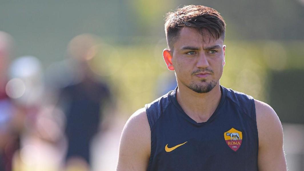 Cengiz Ünder in allenamento, di LaPresse