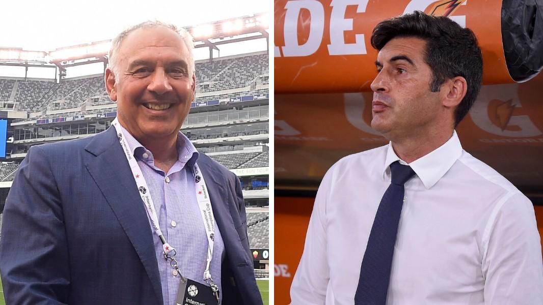 Jim Pallotta e Paulo Fonseca, di LaPresse