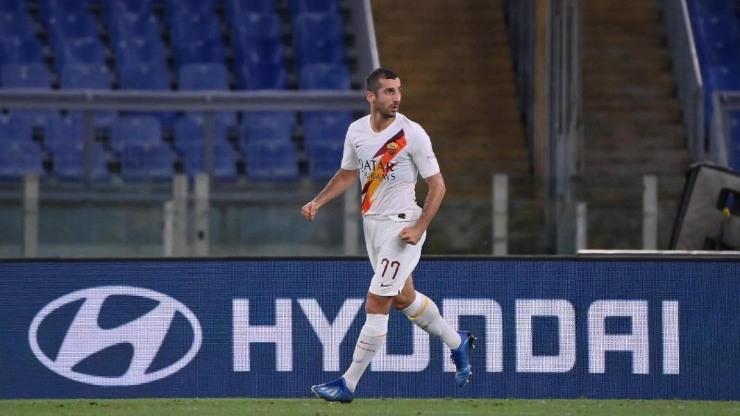 Mkhitaryan durante Roma-Parma, di LaPresse