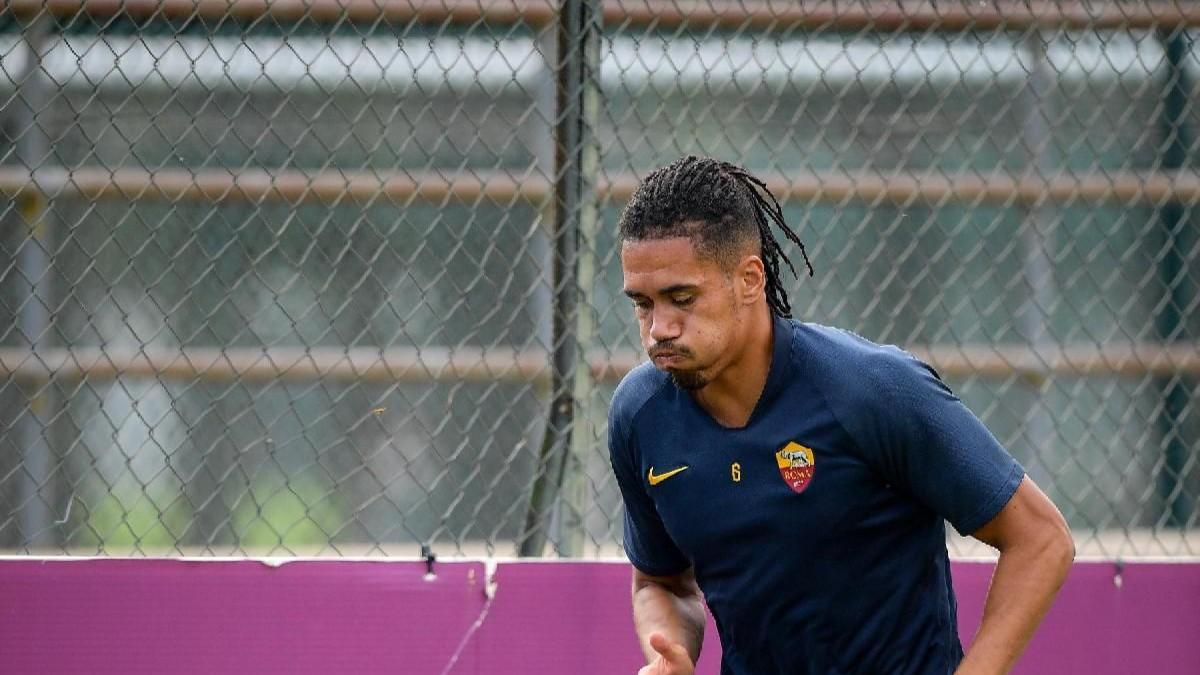 Smalling, di nuovo in gruppo a Trigoria, di LaPresse