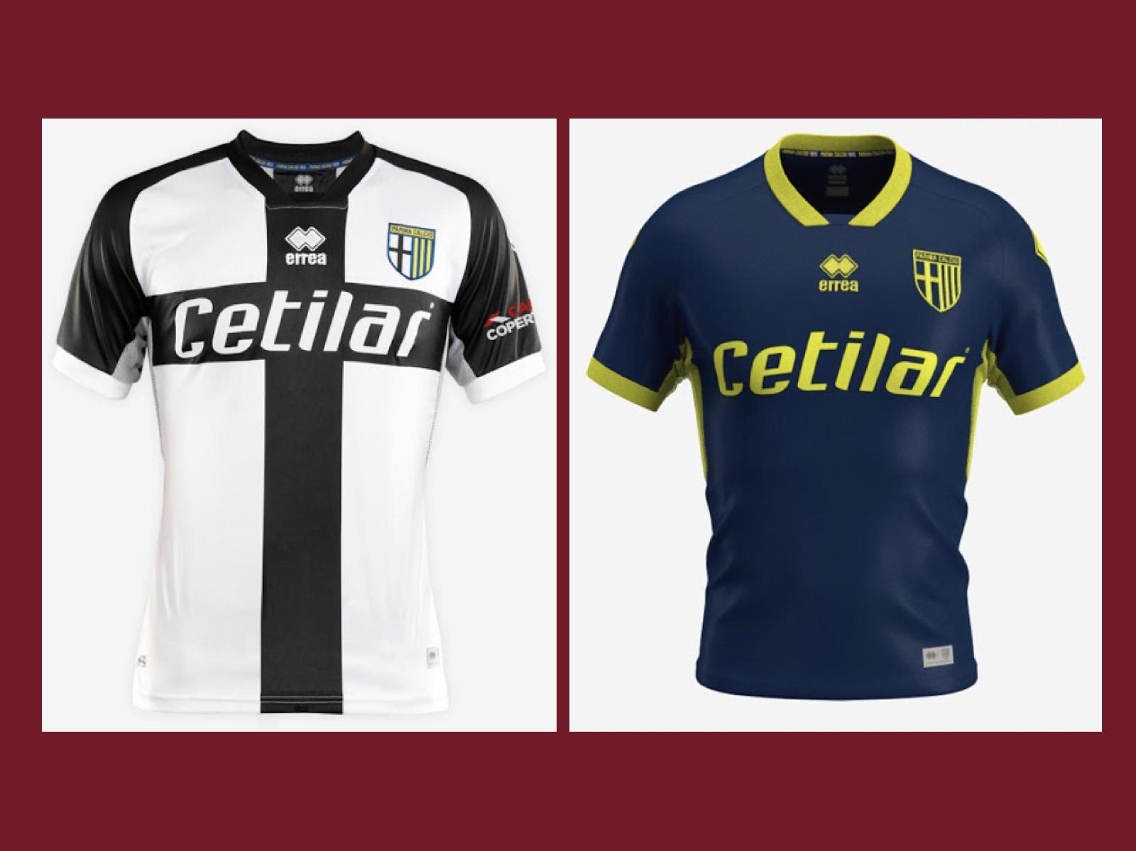 Prima e seconda maglia del Parma 2020-21