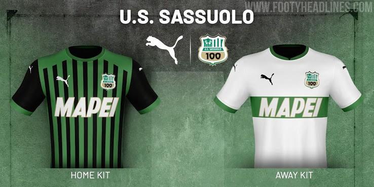 Le maglie del Sassuolo 2020-21