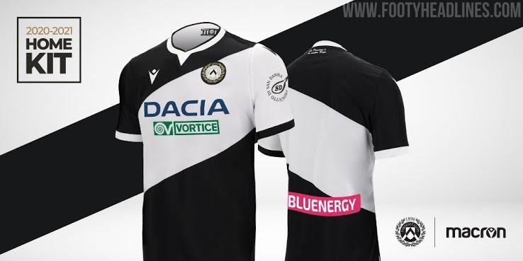 La prima maglia dell\'Udinese 2020-21
