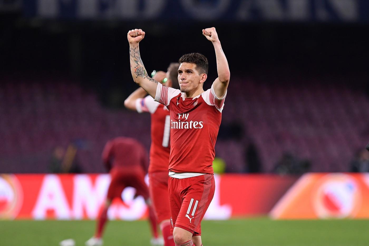 Torreira con la maglia dell'Arsenal (Getty Images)