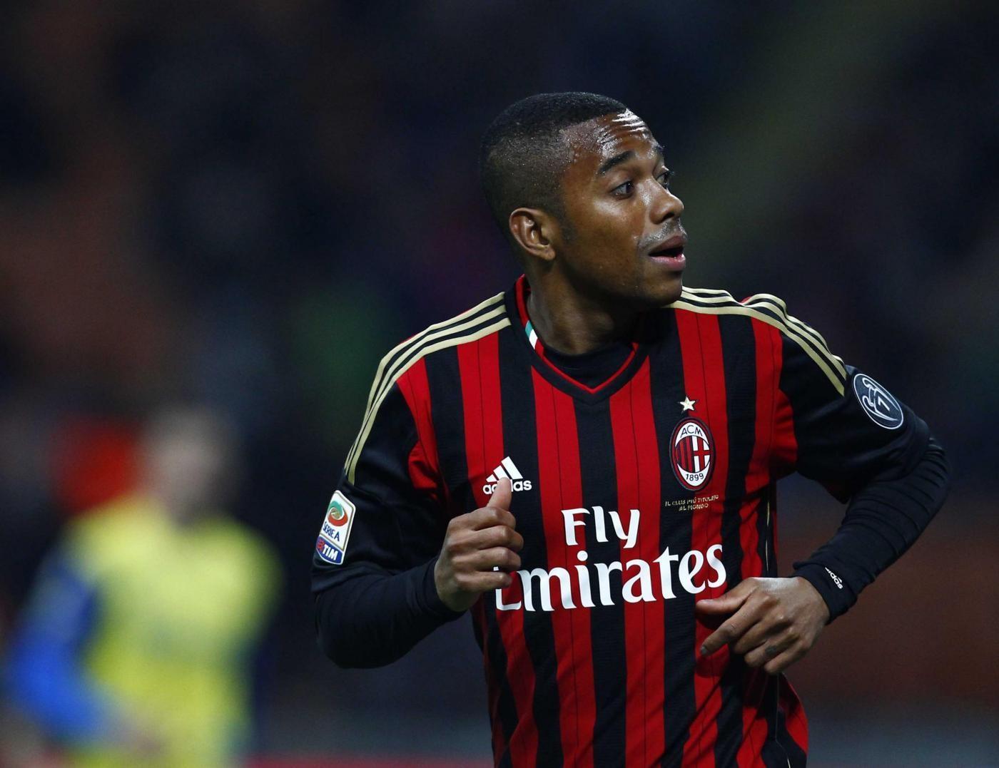 Robinho ai tempi del Milan, di LaPresse