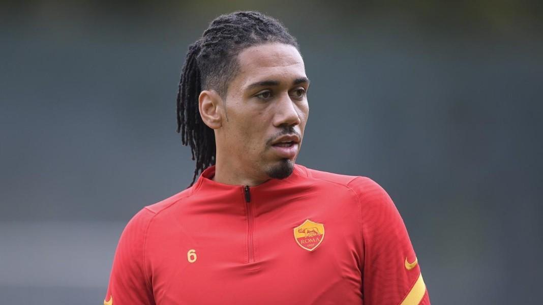 Chris Smalling in allenamento, di LaPresse