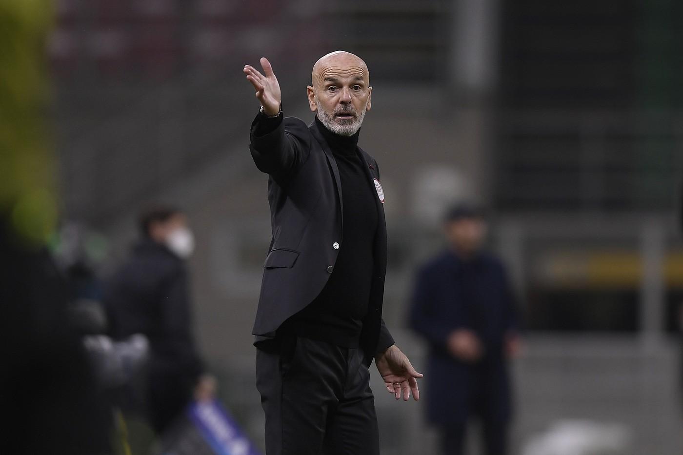 L'allenatore del Milan Pioli, di LaPresse