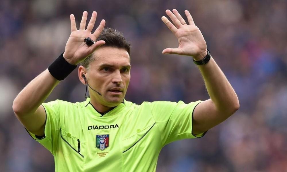 L'arbitro Massimiliano Irrati