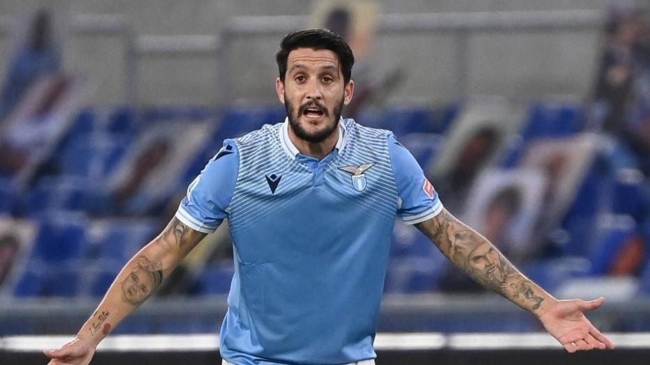 Luis Alberto durante una partita della Lazio