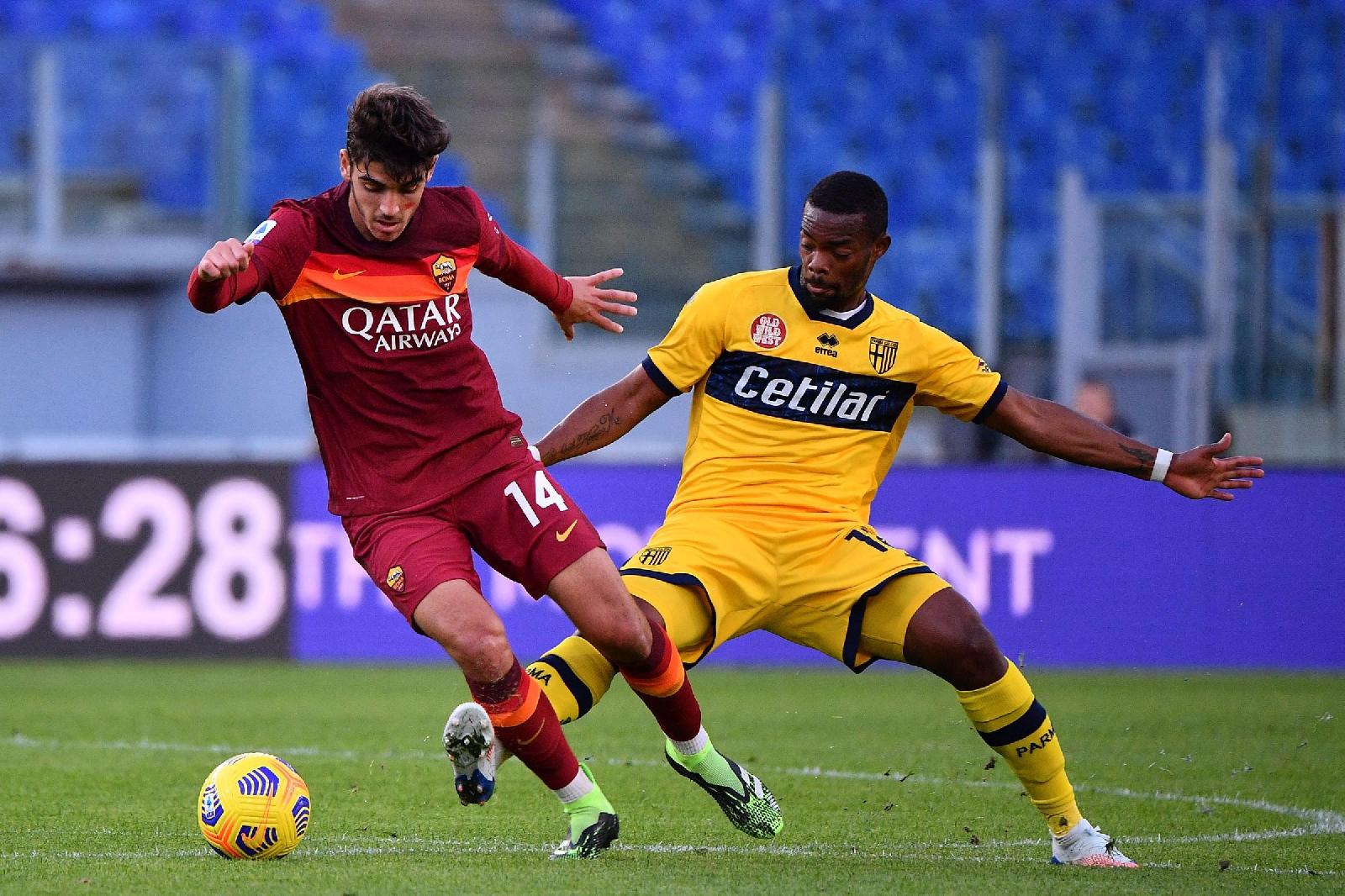 Gonzalo Villar in Roma-Parma, di LaPresse