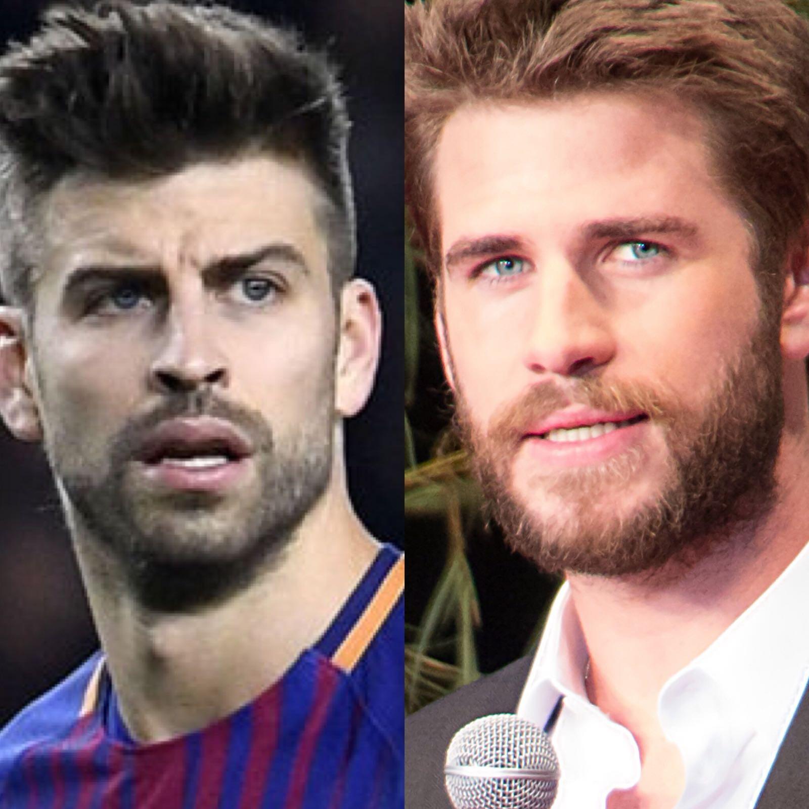 Gerard Piqué ha un sosia nel mondo del cinema: Liam Hemsworth, famoso per aver interpretato un ruolo di rilievo nella saga di \