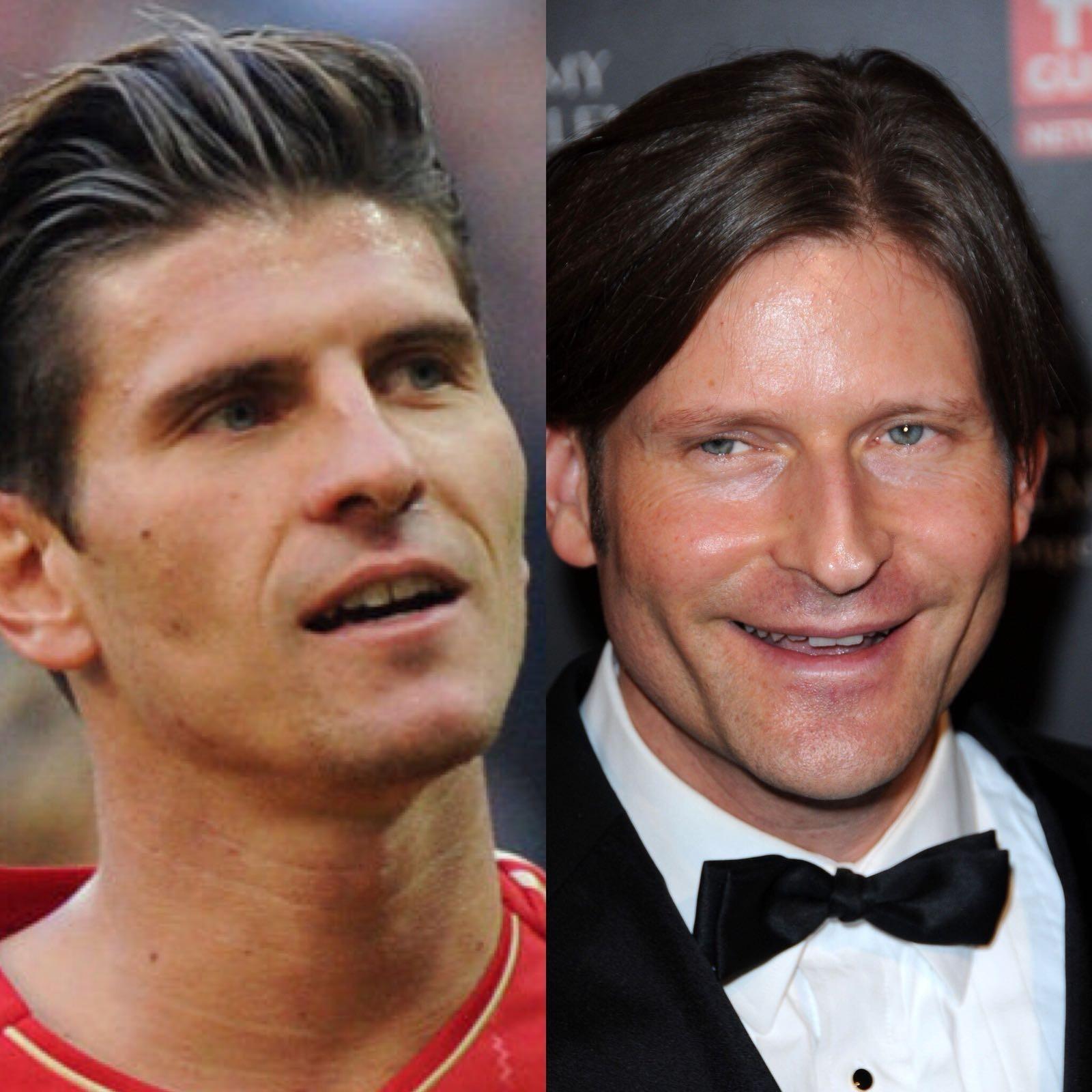 Mario Gomez è identico a uno dei protagonisti di Ritorno al Futuro, George Mc Fly, ovvero l’attore Crispin Glover