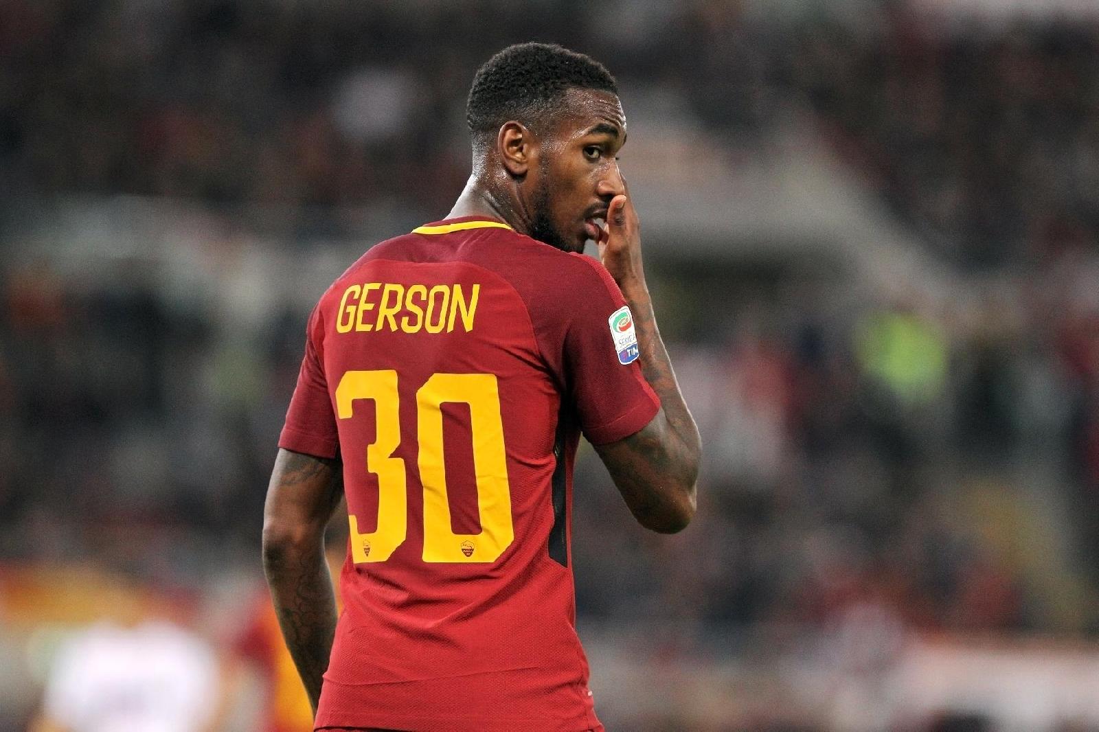 Gerson in maglia giallorossa