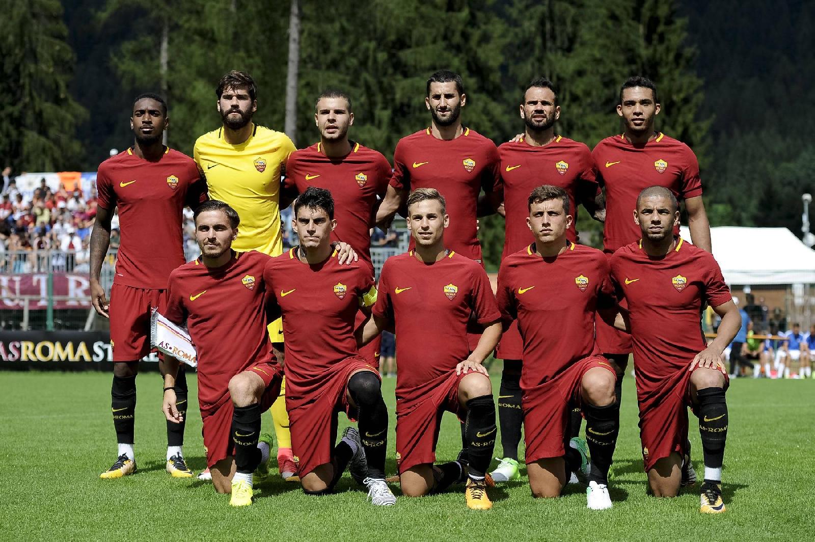 La squadra durante il ritiro di Pinzolo