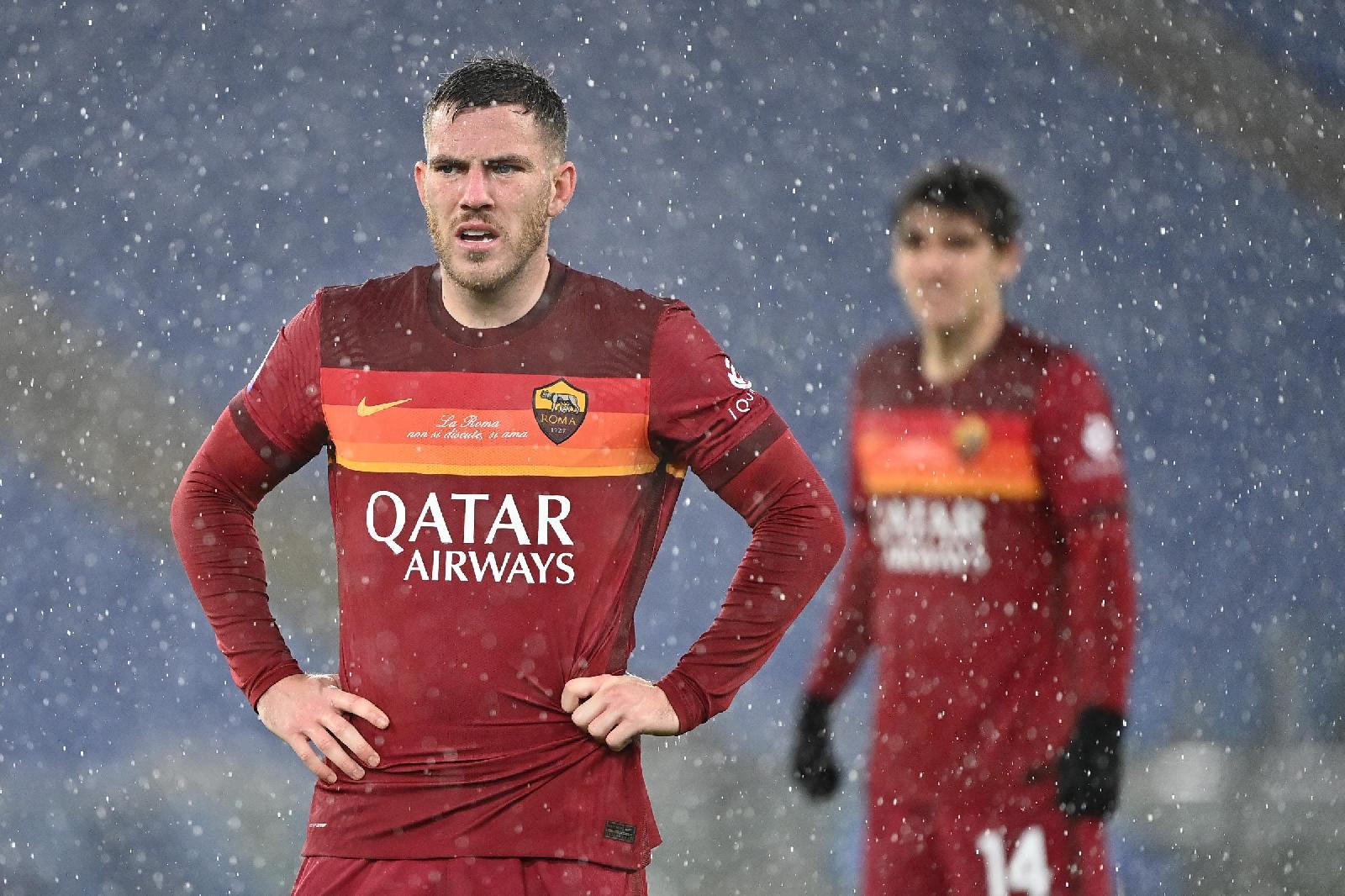 Veretout e Villar in campo contro la Samp, di LaPresse