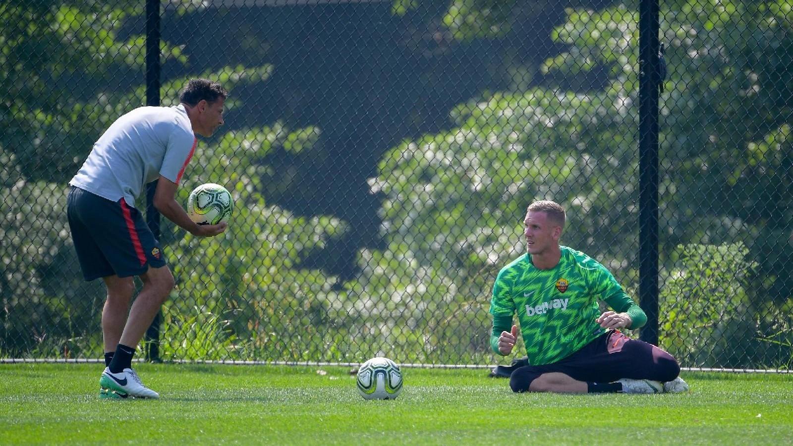 Olsen in allenamento (LaPresse)