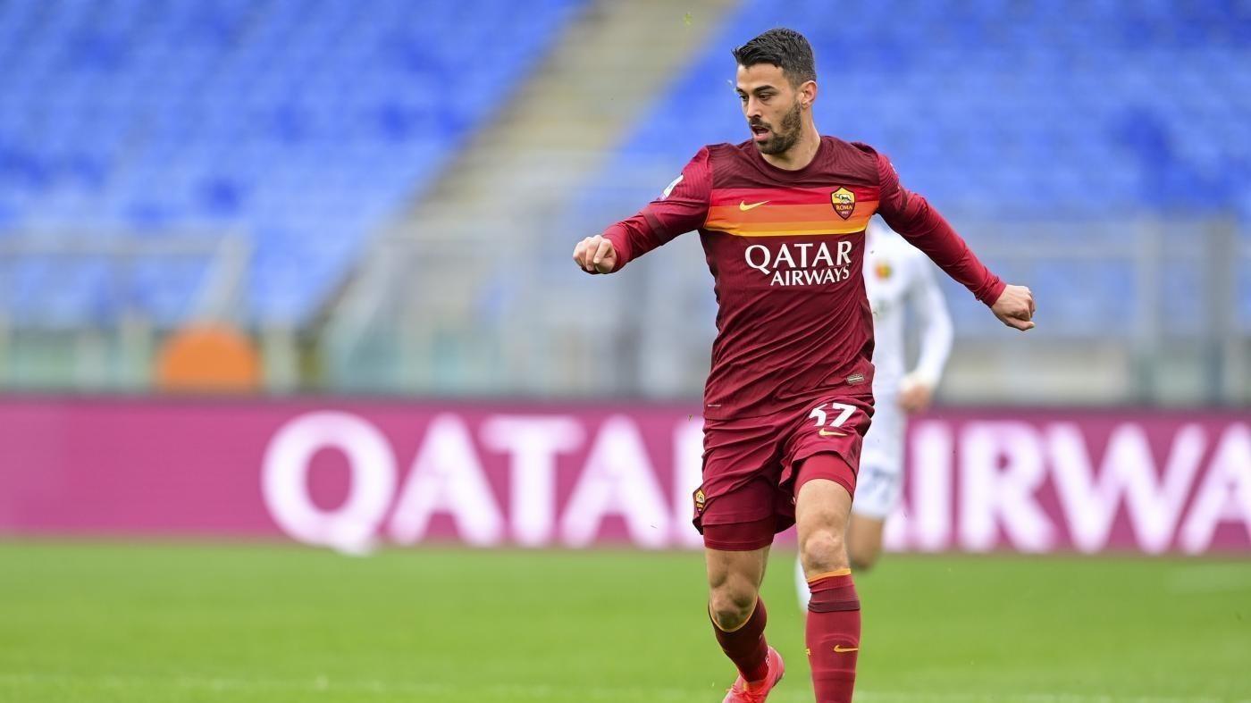 Leonardo Spinazzola in Roma-Genoa, di LaPresse