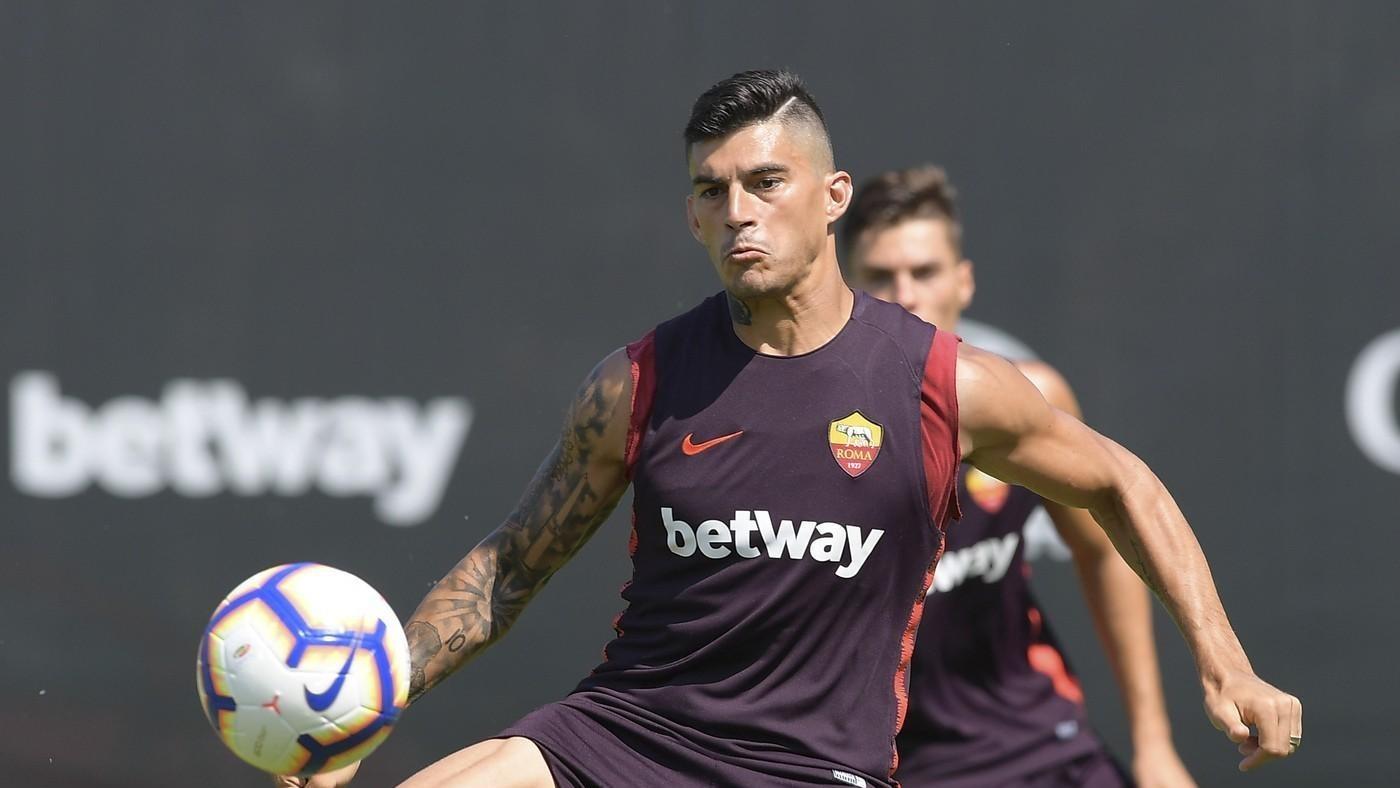 Perotti in allenamento, di LaPresse