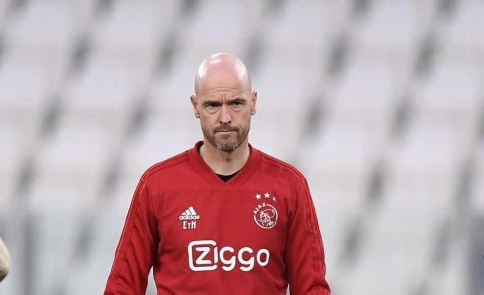 Erik ten Hag, allenatore dell'Ajax dal 2017, di LaPresse