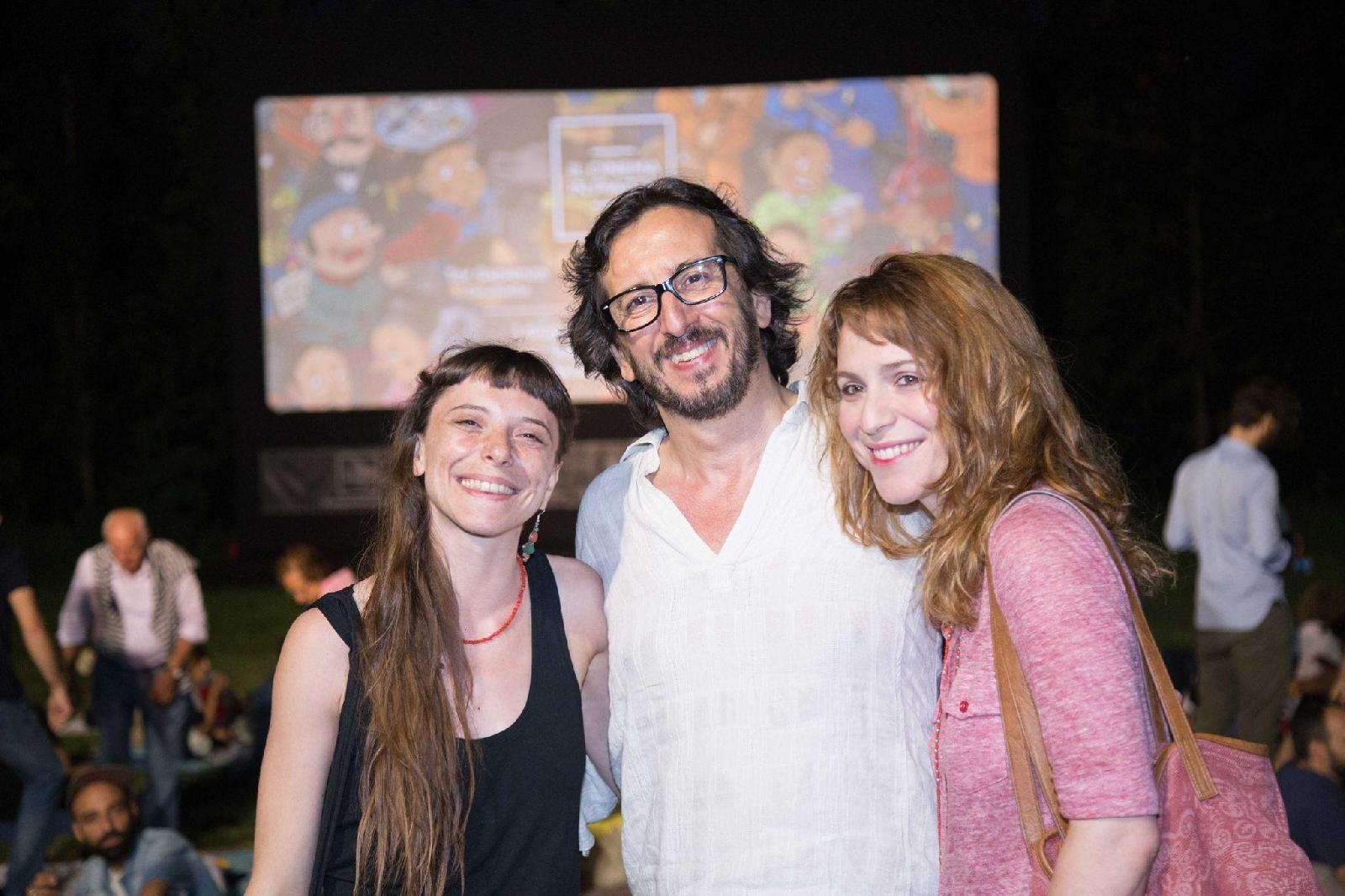 Daniele Vicari con Eva Grieco e Isabella Ragonese (Matteo Nardone - Piccolo America)