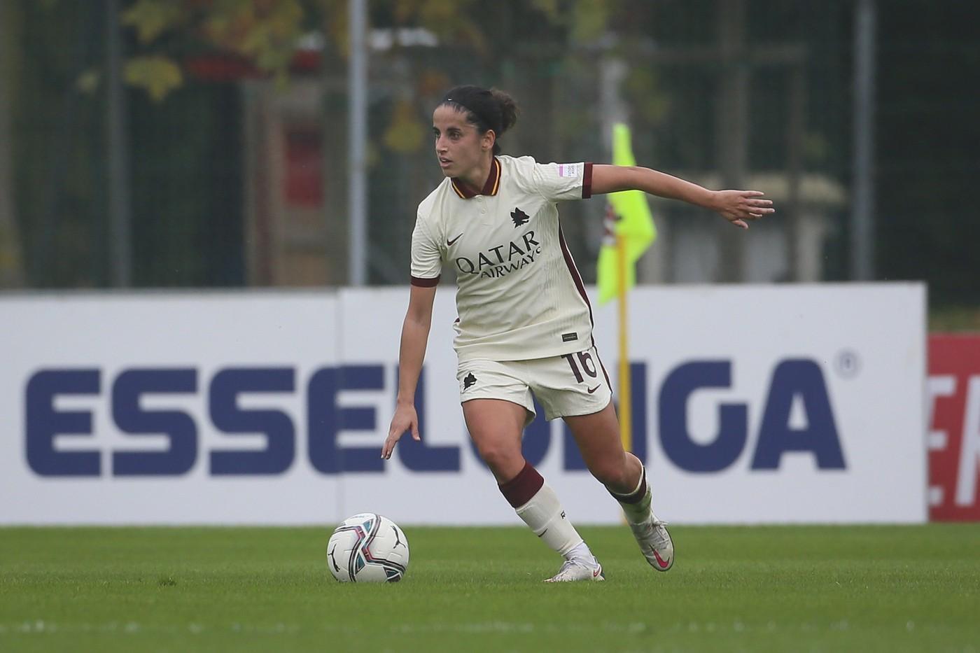 Claudia Ciccotti, centrocampista della Roma Femminile, di LaPresse