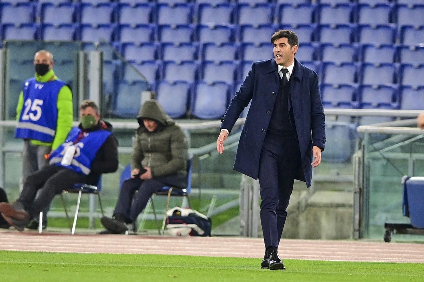 Paulo Fonseca in Roma-Napoli, di LaPresse