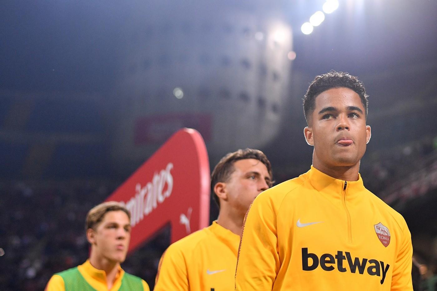 Justin Kluivert a San Siro, di LaPresse