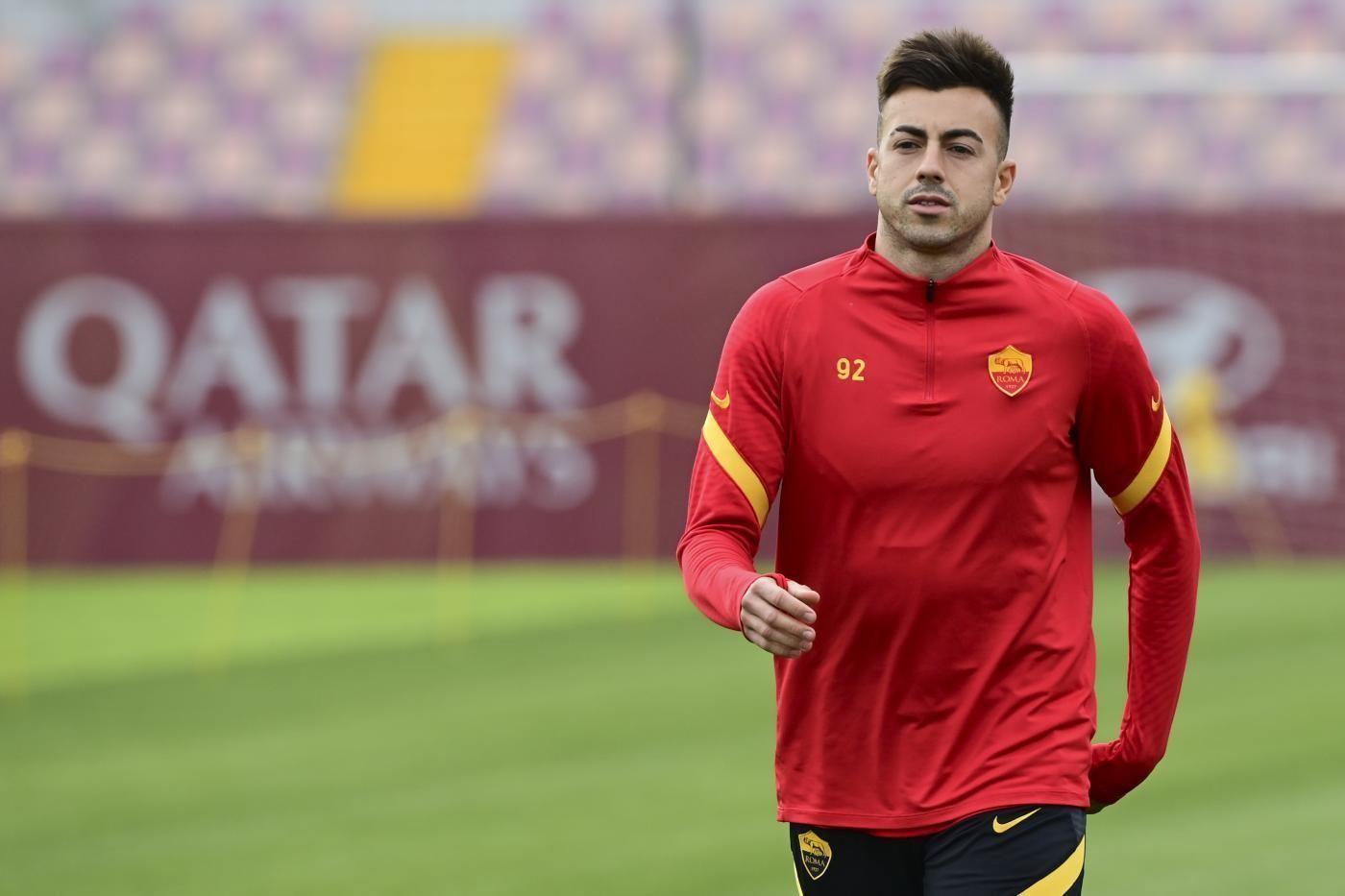 El Shaarawy a Trigoria, di LaPresse