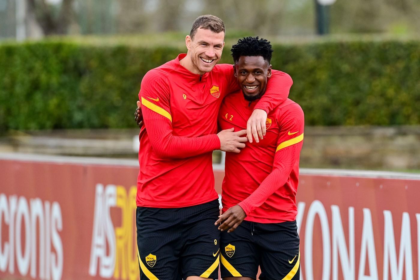 Edin Dzeko e Amadou Diawara