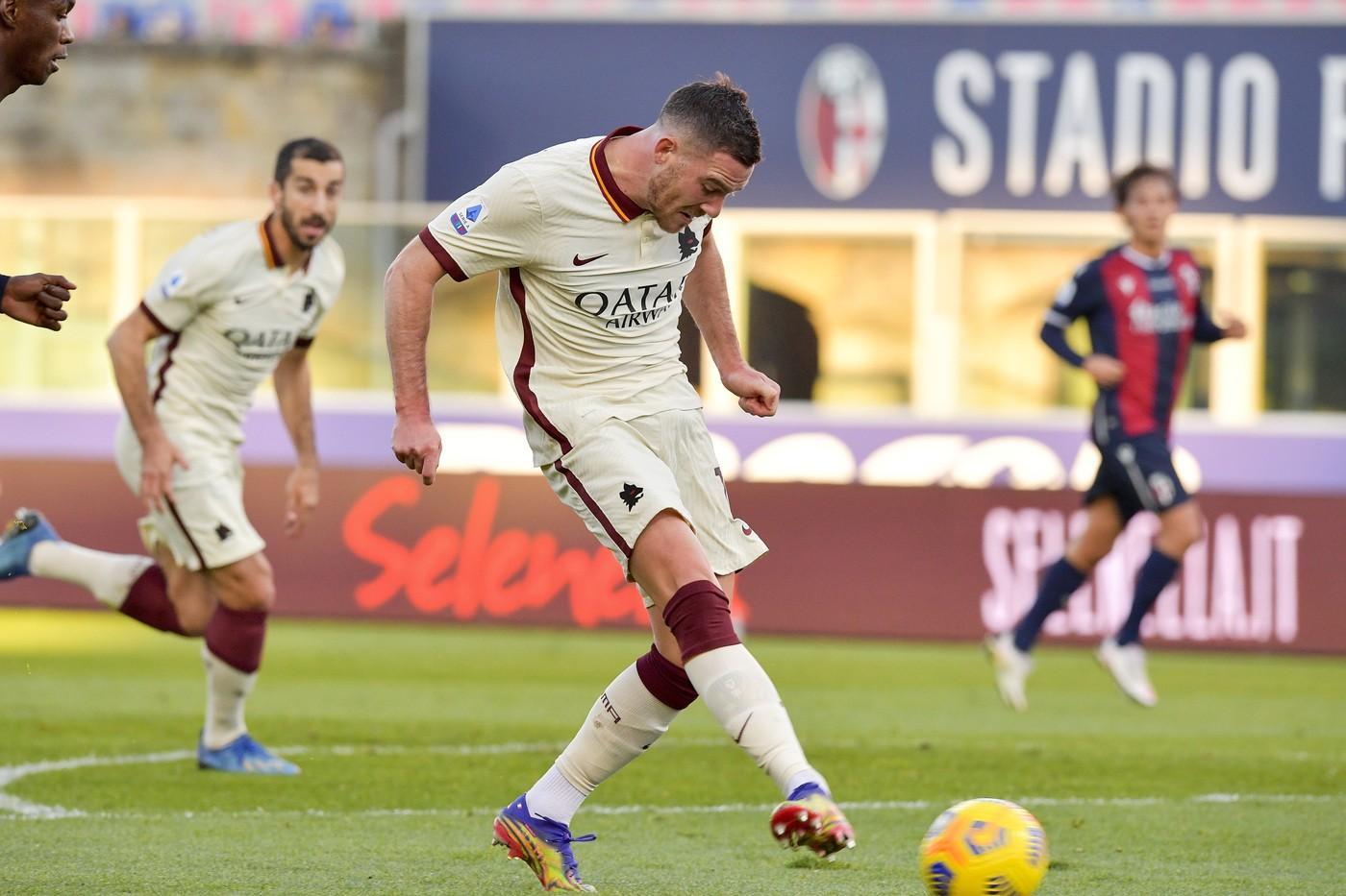 Il gol del 4-1 di Veretout durante la partita d'andata, lo scorso 13 dicembre, terminata poi 5-1 per la Roma, di LaPresse