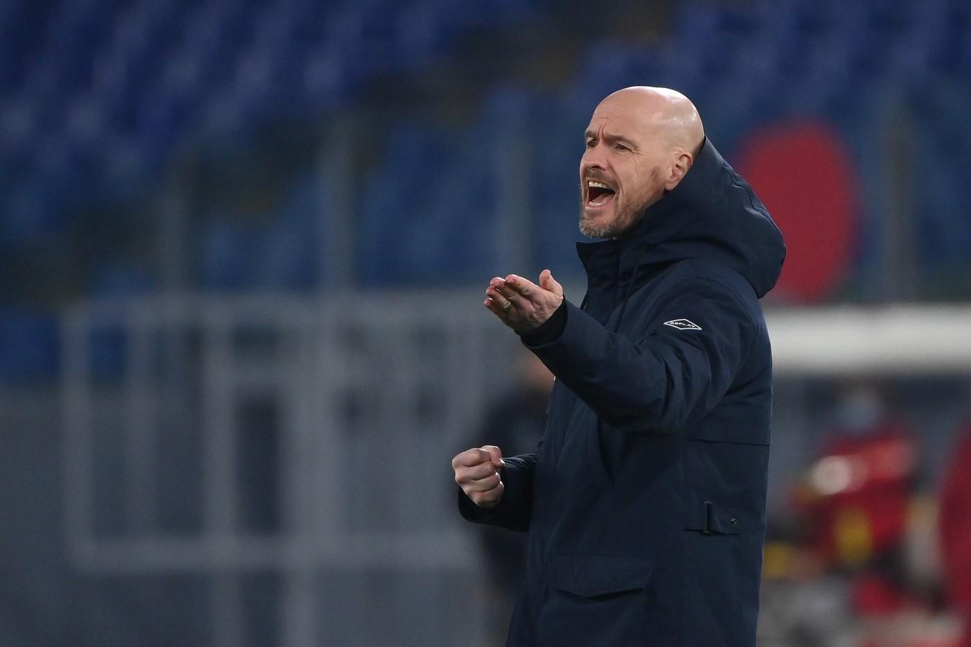 L'allenatore dell'Ajax Erik ten Hag, di LaPresse