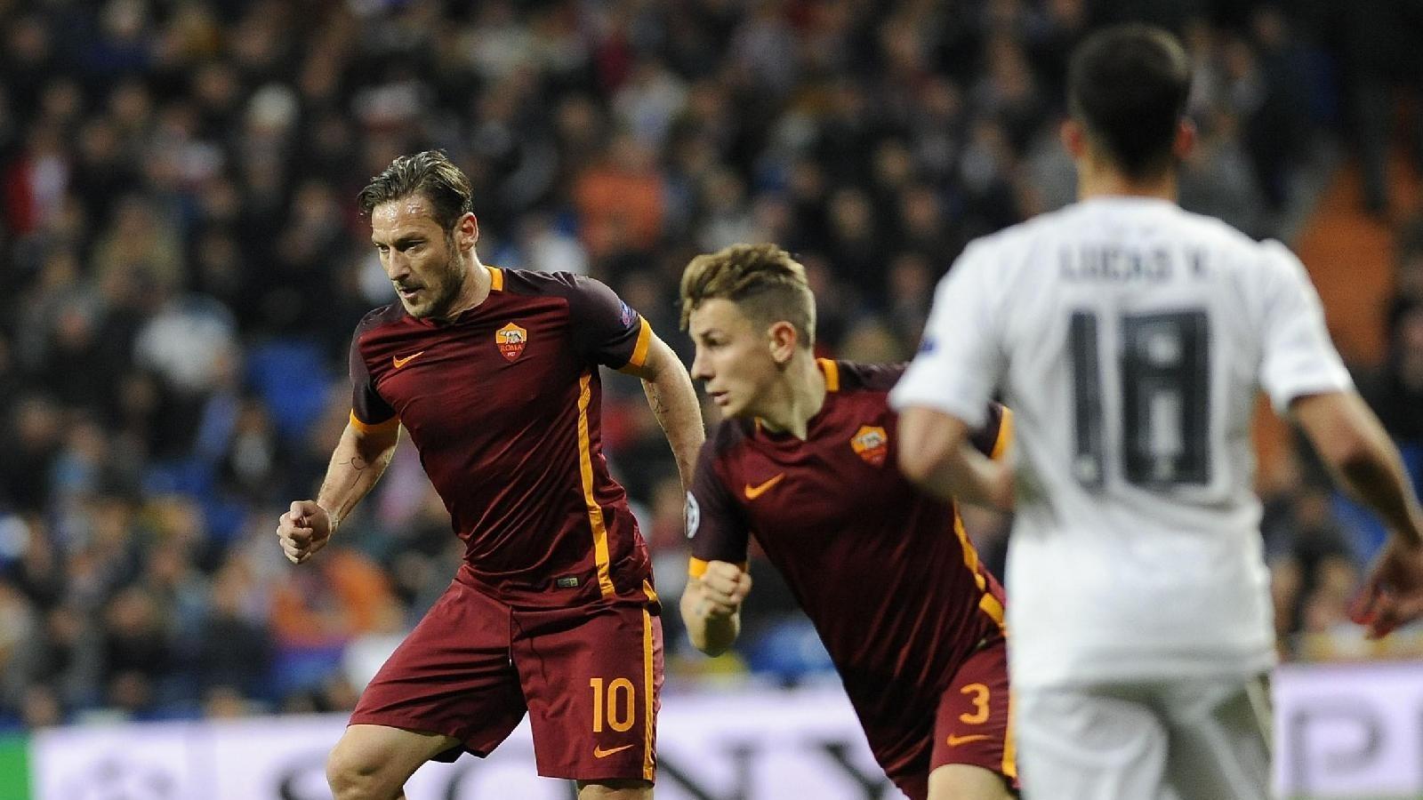 Totti al Bernabeu, di Sync