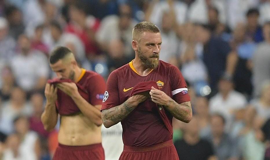 De Rossi e Manolas al Bernabeu, di LaPresse