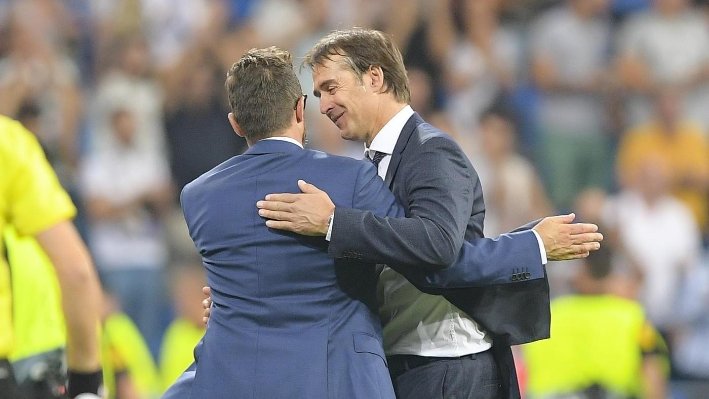 Lopetegui e Di Francesco, di LaPresse