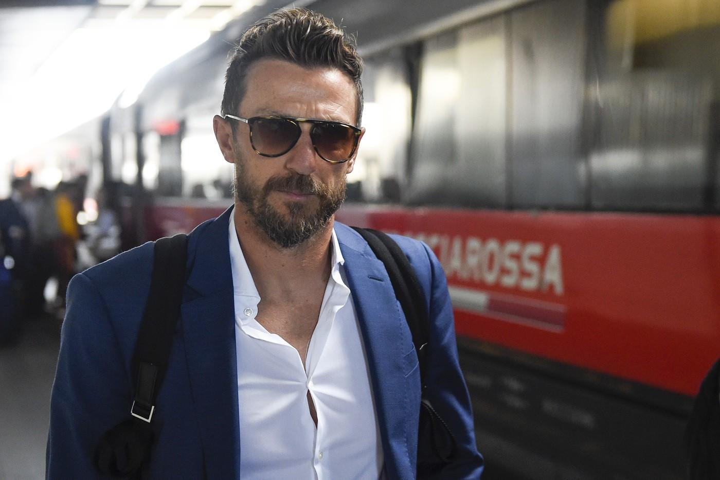 Il tecnico giallorosso Eusebio Di Francesco, di LaPresse