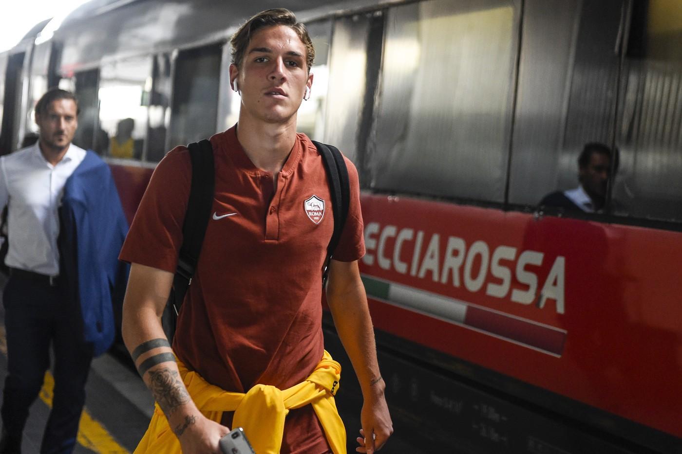 Nicolò Zaniolo, che ha esordito in Champions contro il Real, di LaPresse