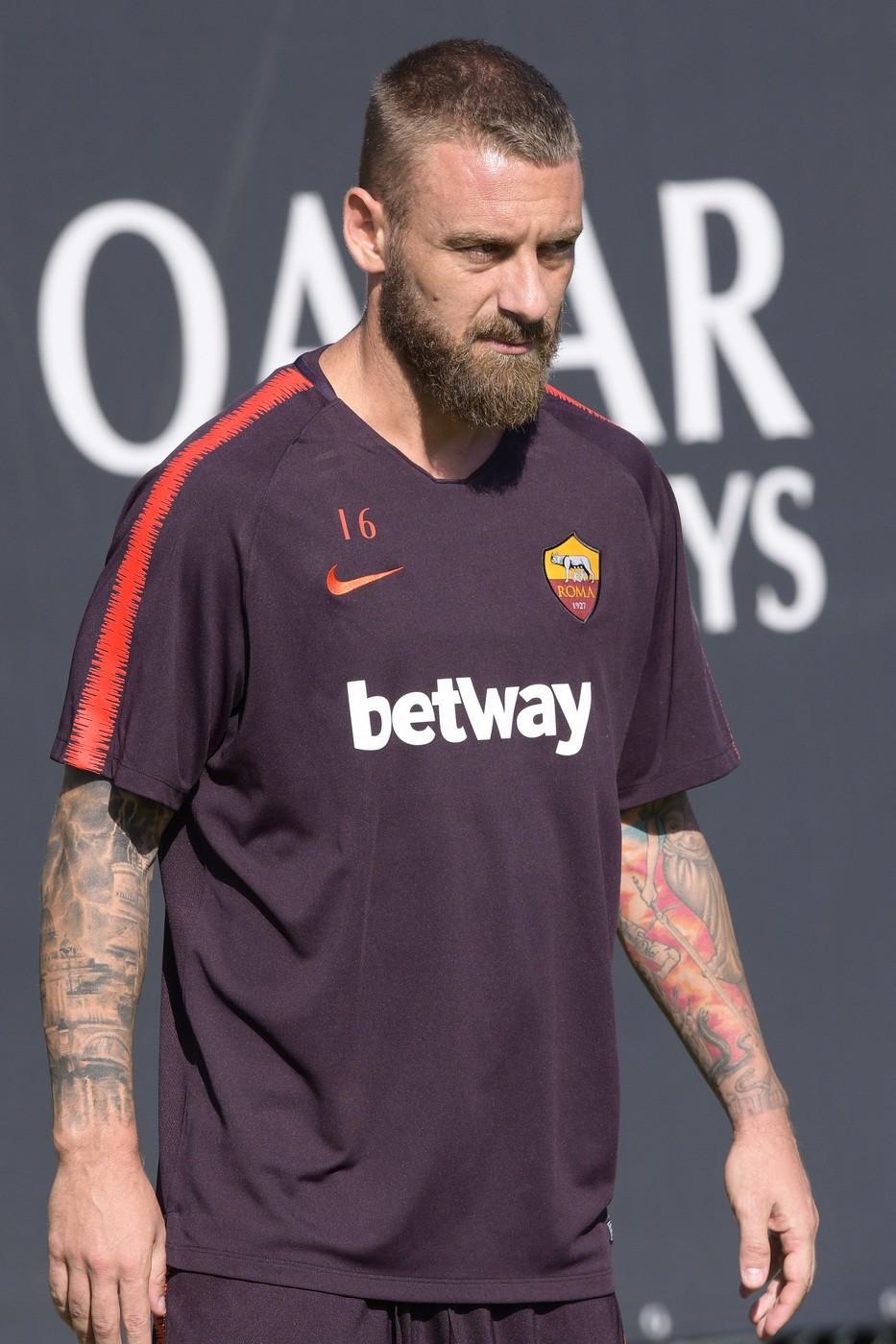 La concentrazione di Daniele De Rossi, di LaPresse