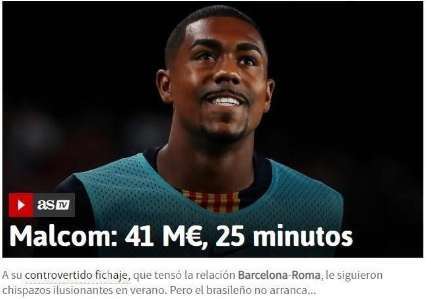 L'apertura di As su Malcom