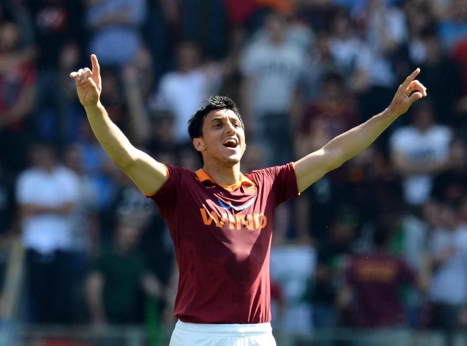 Nicolas Burdisso con la maglia della Roma, di LaPresse